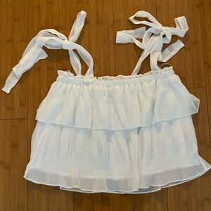 White Lulus Crop Top